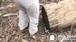 Early spring poo in the woods..