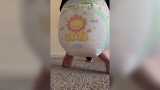 Quick diaper mess - video 11