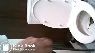 Japanese girl pooping on toilet - video 27