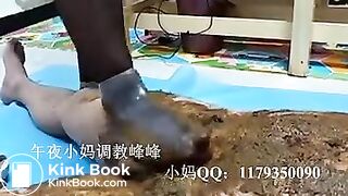 Chinese slut feeds slave #2