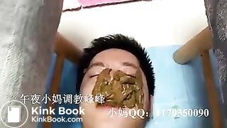 Chinese slut feeds slave #2