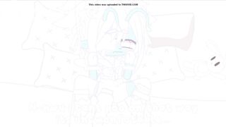 Cyan gets her tummy rubbed till she shits