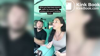 Woman Poops Herself in the Car