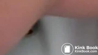 Sexy girl shits in the toilet