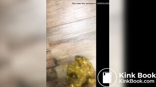 Pooping - Big ass girl's explosive diarrhea