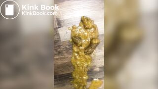 Pooping - Big ass girl's explosive diarrhea