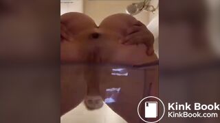 constipated women has to use fingers