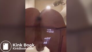 constipated women has to use fingers