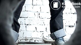 girls shit in wooden toilet 1