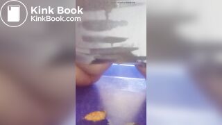 Thai girl panty poop diarrhea after school.