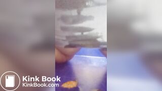 Thai girl panty poop diarrhea after school.