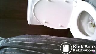 Japanese girl pooping on toilet - video 23