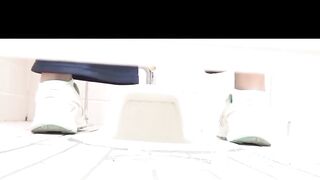 Sports girls pooping