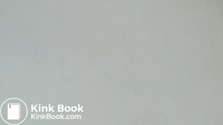 Sexy girl pooping and eating scat public bath