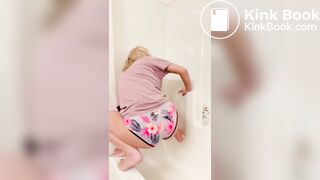 Young girl panty shit