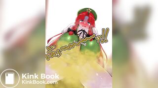 Girl poops herself animation