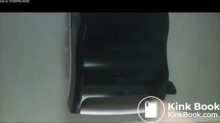 Women has diarrhea then accidently drops keys in toliet