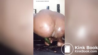 Fuck Cucumber Pooping