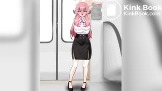 Girl diarrhea animated