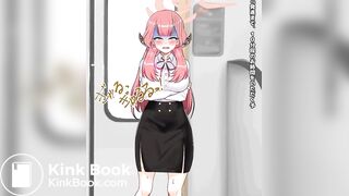 Girl diarrhea animated