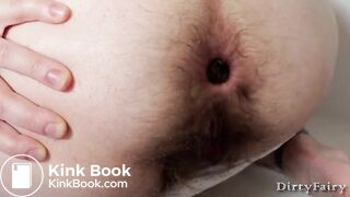 Hairy butt: pee and poo..