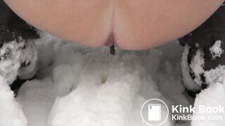 Snow pooping
