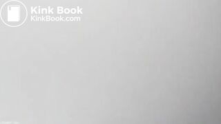 Asian restroom under stall spy