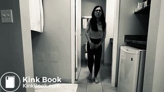 Hot white girl exploding shit into panties