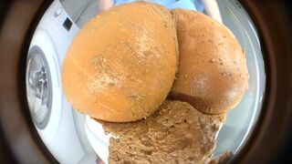 Betty panty smearing on toilet