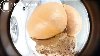 Betty panty smearing on toilet