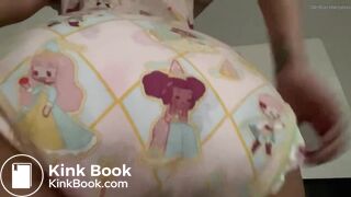 Princess Poops her diaper.