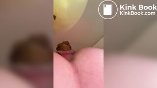 MILF drops a chunk turd