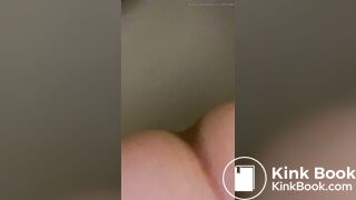 Milf drops a chunky poo