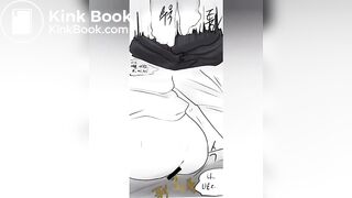 Old sister diarrhea in sink