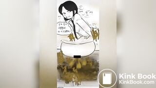 Old sister diarrhea in sink