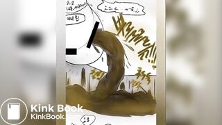 Old sister diarrhea in sink