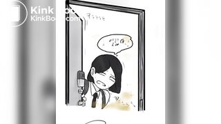 Old sister diarrhea in sink