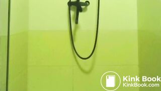 Girl almost made it to the toilet but pantypoop