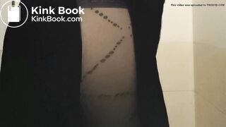 Girl almost made it to the toilet but pantypoop