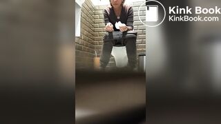 Girl farts and poops with plops