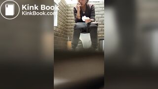 Girl farts and poops with plops