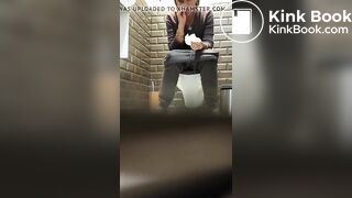 Girl farts and poops with plops