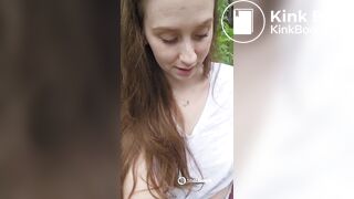 Outdoor diaper reveal..