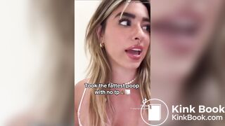 hot girl talking about taking a fat shit