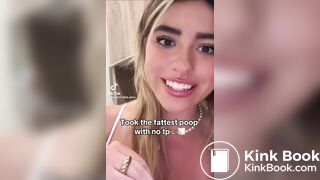 hot girl talking about taking a fat shit