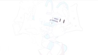 cyan messes up her diaper