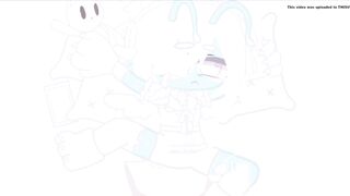 cyan messes up her diaper