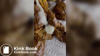 Close Up Teen Shits While Dripping Slimy Wet Cum