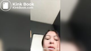 Young latina eating with spoon