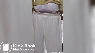 Japanese girl poop panty